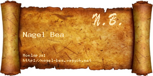 Nagel Bea névjegykártya